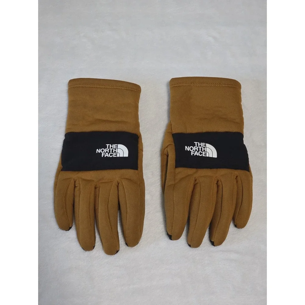 The North Face Mens Small Sierra Etip Gloves in Utility Brown